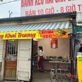 Làm Bảng In Bạt Cho Chủ Quán Bánh Xèo Đức Trọng