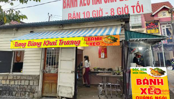 Làm Bảng In Bạt Cho Chủ Quán Bánh Xèo Đức Trọng