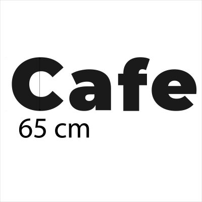 Bộ chữ CAFE công nghệ LED chạy hiệu ứng mới hiện đại thu hút khách cho quán