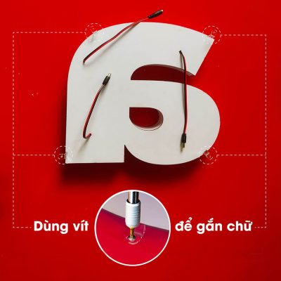 Bộ chữ CAFE công nghệ LED chạy hiệu ứng mới hiện đại thu hút khách cho quán